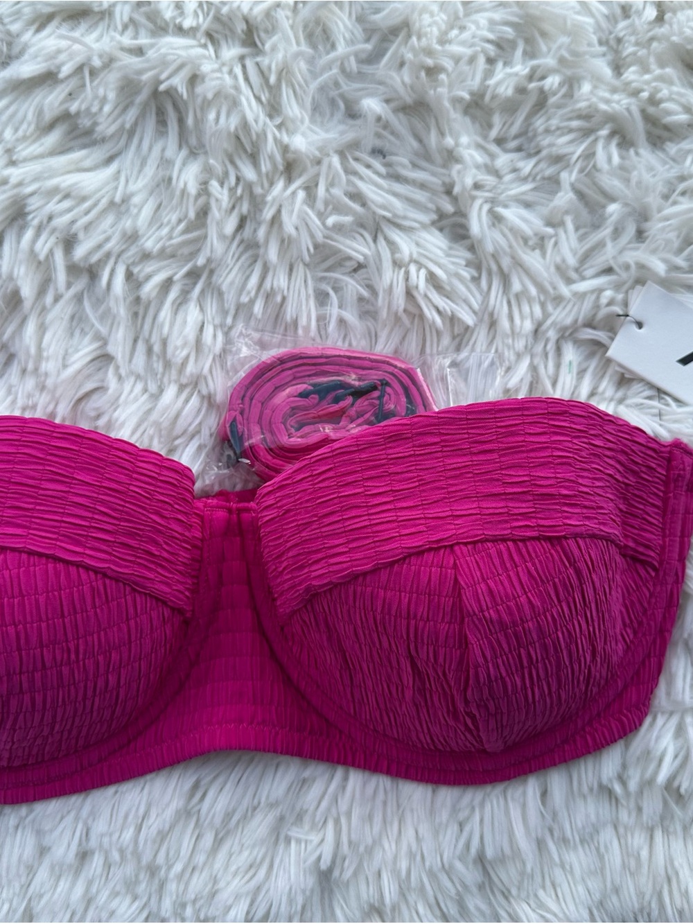 DKNY Pink Bikini Top - - Picture 2 of 4
